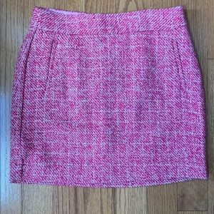 Banana Republic Pink Tweed Skirt NWT